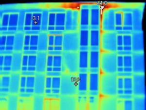 Exterior Building Thermal Image